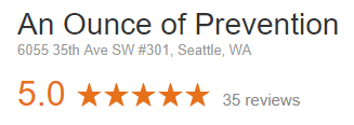 An Ounce of Prevention Yelp Rating